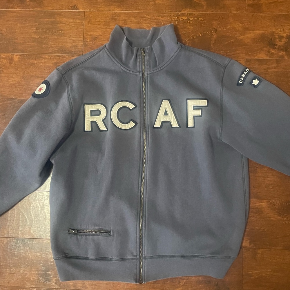 RCAF Grey Zip-Up Jacket